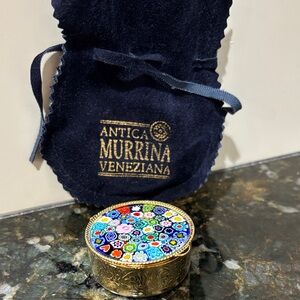 Antica Murrina Venziana Floral Pill Trinket Box